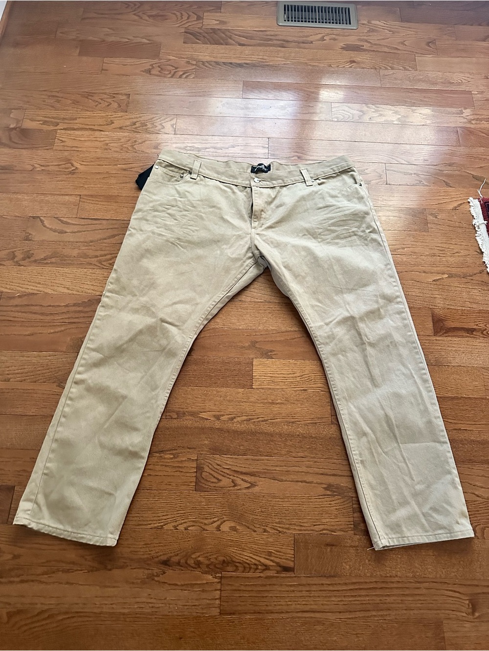NWT Nostic Khaki Denim Y2K Jeans Skater 50x33 Straight Leg